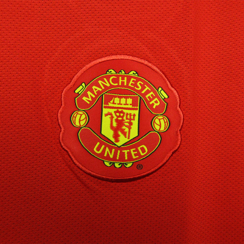 Jersey Retro Manchester United Local 10- 11 Manga Corta Numero 14 Chicharito Version Aficionado Calidad Premium