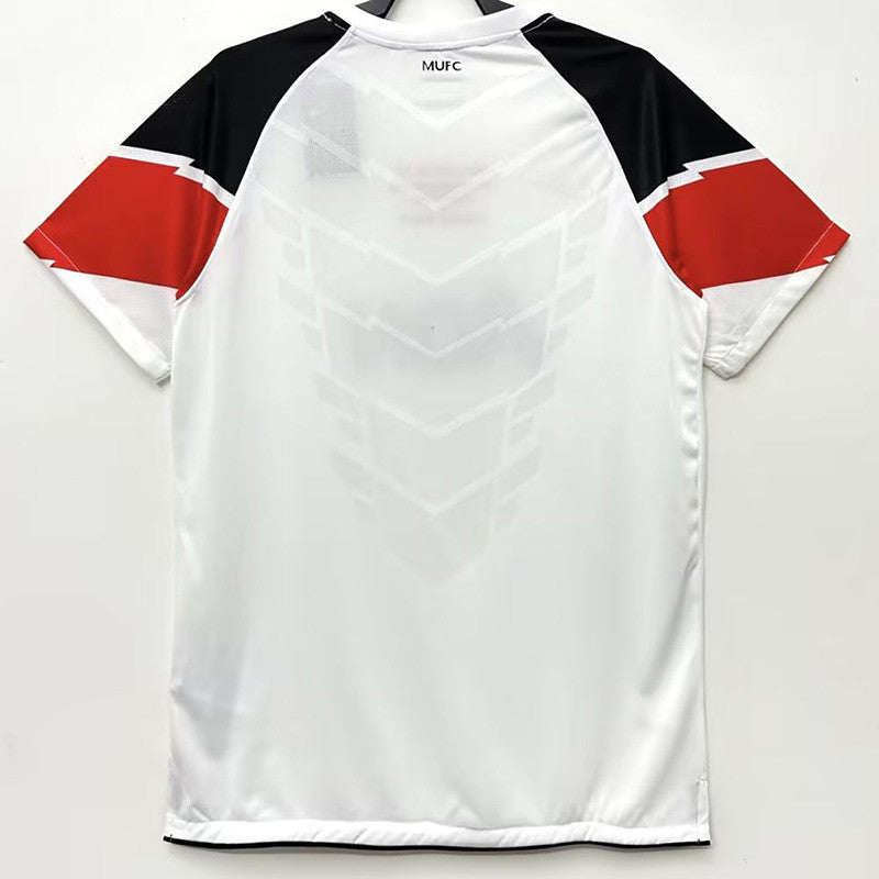 Jersey Retro Manchester United Visita   10- 11 Manga Larga Numero 14 Chicharito Version Aficionado Calidad Premium