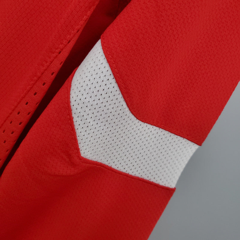 Jersey Retro Manchester United Local 04-05 Manga Larga Numero 7 Ronaldo Version Aficionado Calidad Premium
