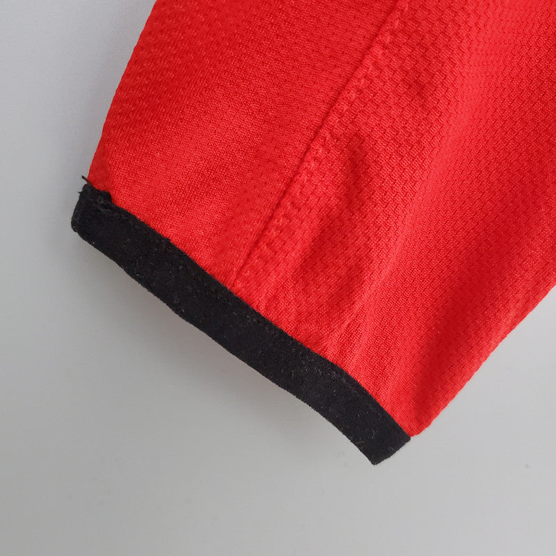 Jersey Retro Manchester United Local 04-05 Manga Larga Numero 7 Ronaldo Version Aficionado Calidad Premium