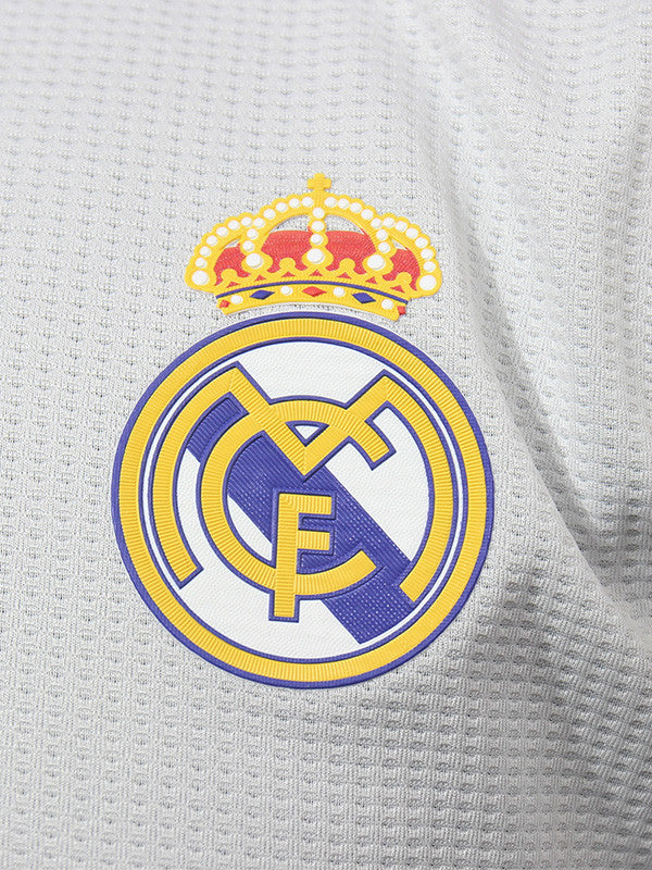 Jersey Retro Real Madrid Local 19-20  Manga Larga Numero 4 RAMOS Version Aficionado Calidad Premium