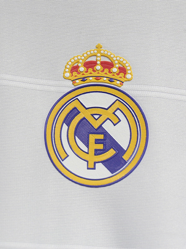 Jersey Retro Real Madrid Local 13-14  Manga Larga Numero 7 Cristiano Version Aficionado Calidad Premium