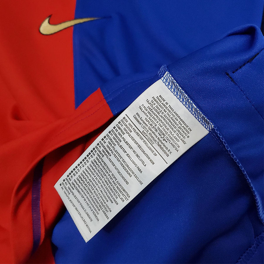 Jersey Retro FC Barcelona  98-99 Manga Corta  Numero 11  Rivaldo  Version Aficionado Calidad Premium