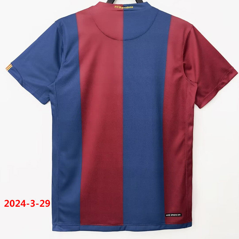 Jersey Retro FC Barcelona  07-08 Manga Corta  Numero 10  Ronaldinho   Version Aficionado Calidad Premium