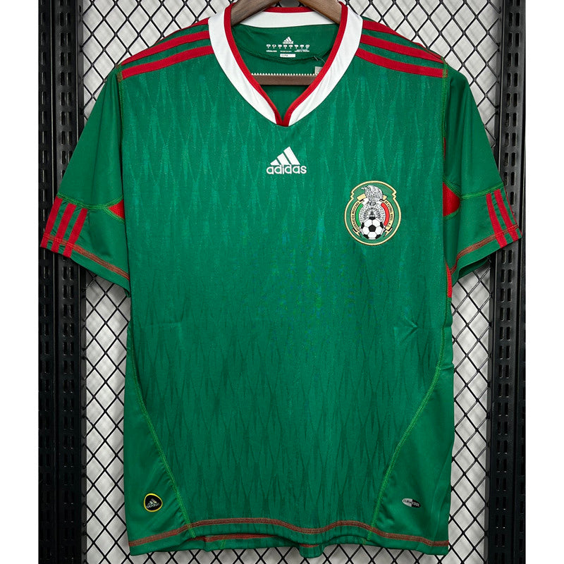 Jersey Mexico Local 10-11 Sudafrica  Numero 4 Marquez Version Aficionado  Manga Corta Calidad Premium