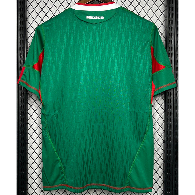 Jersey Mexico Local 10-11 Sudafrica  Numero 4 Marquez Version Aficionado  Manga Corta Calidad Premium