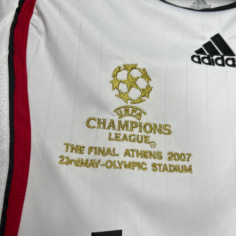 Jersey Retro AC Milan 06-07  Visita 22 KAKA Manga Corta Version Aficionado