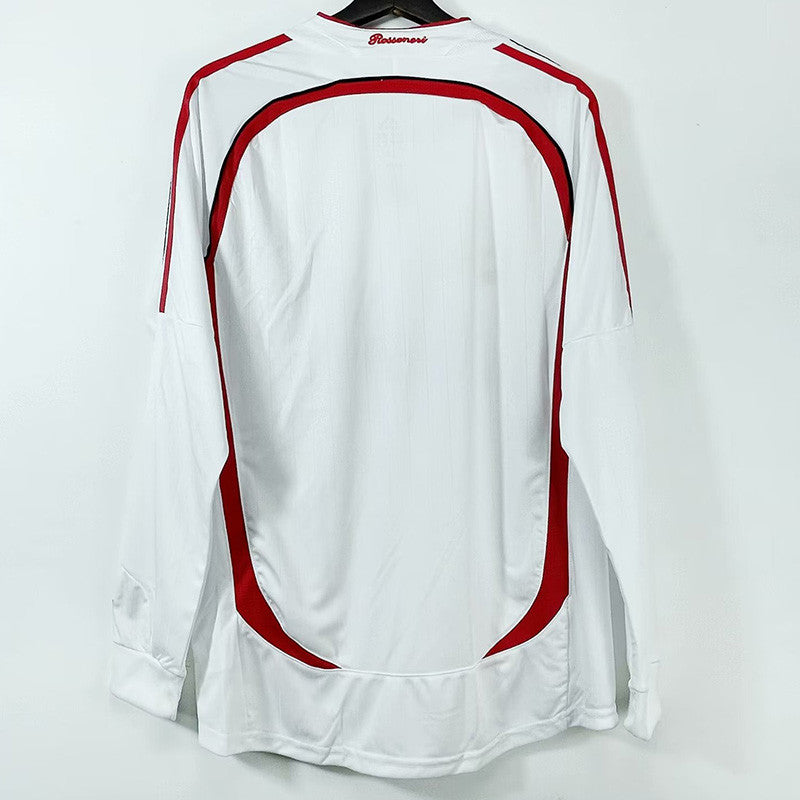 Jersey Retro AC Milan 06-07 Visita  Manga Larga KAKA 22 Version Aficionado Calidad Premium