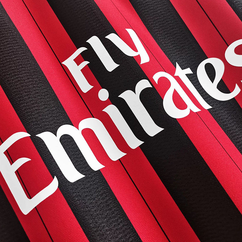 Jersey Retro AC Milan Local 13-14  Manga Larga KAKA 22 Version Aficionado Calidad Premium