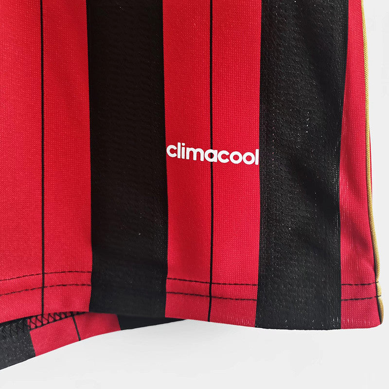 Jersey Retro AC Milan Local 13-14  Manga Larga KAKA 22 Version Aficionado Calidad Premium