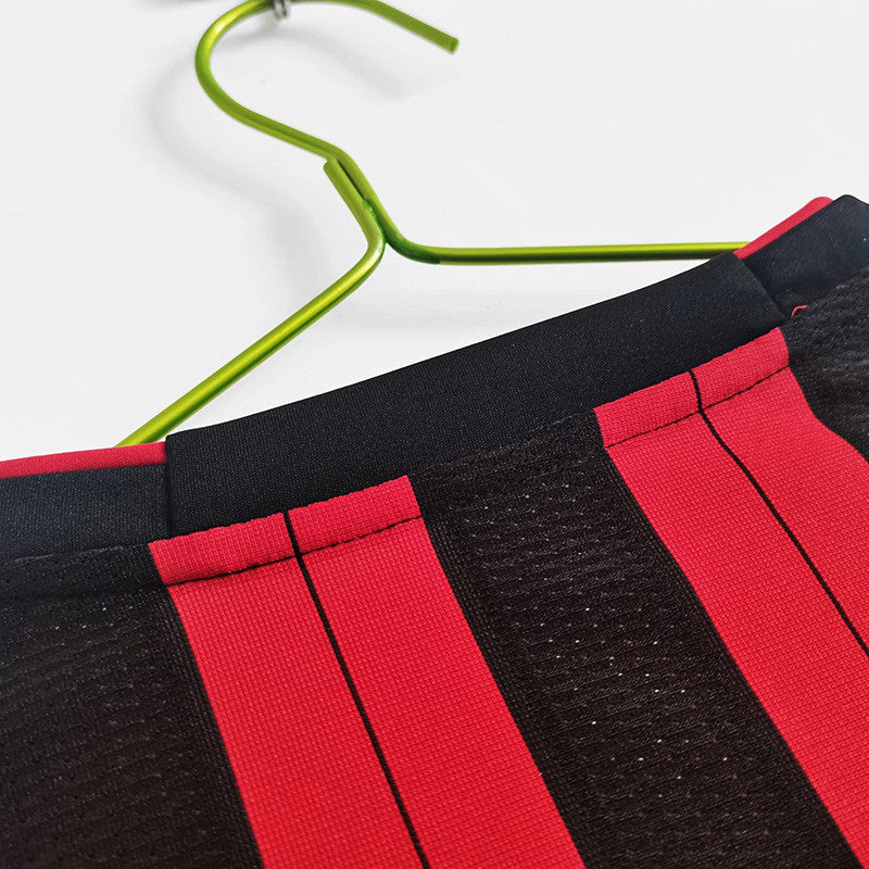 Jersey Retro AC Milan Local 13-14  Manga Larga KAKA 22 Version Aficionado Calidad Premium
