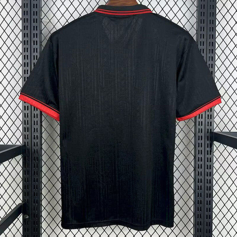 Jersey Retro AC Milan Visita 96-97 Manga Corta Maldini 3 Version Aficionado Calidad Premium
