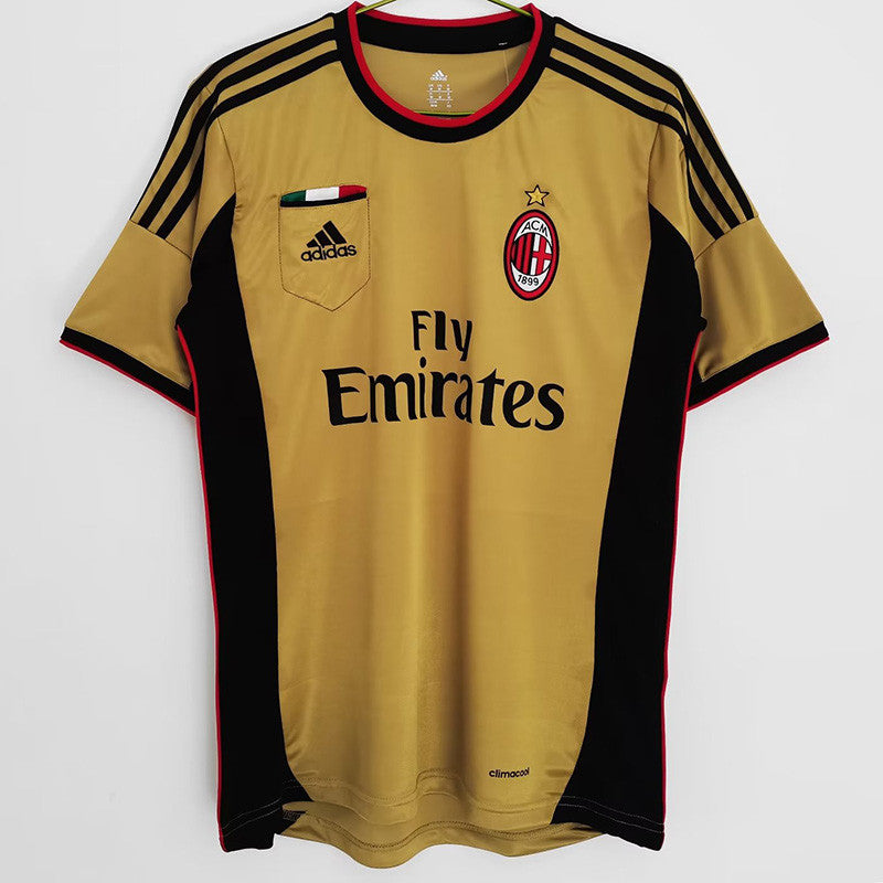 Jersey Retro AC Milan Visita 13-14 Manga Corta KAKA 22 Version Aficionado Calidad Premium