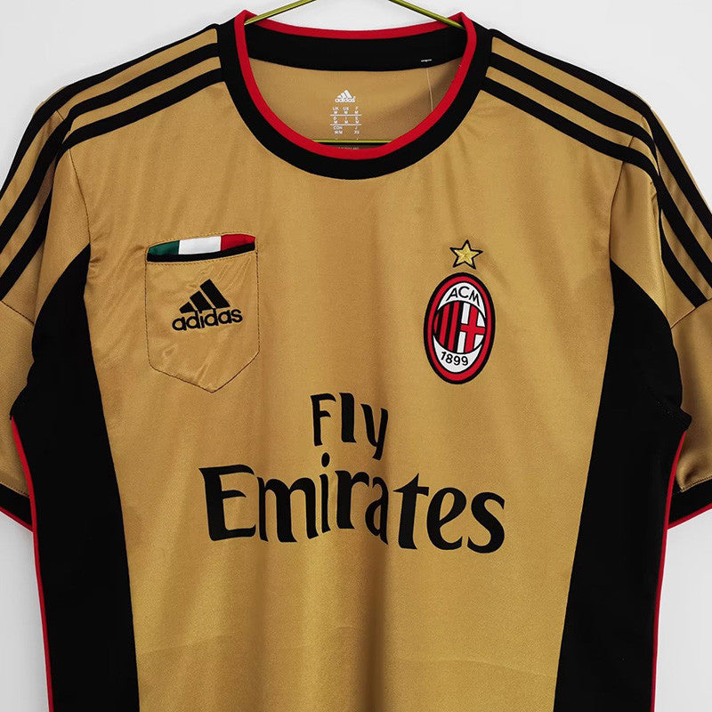 Jersey Retro AC Milan Visita 13-14 Manga Corta KAKA 22 Version Aficionado Calidad Premium