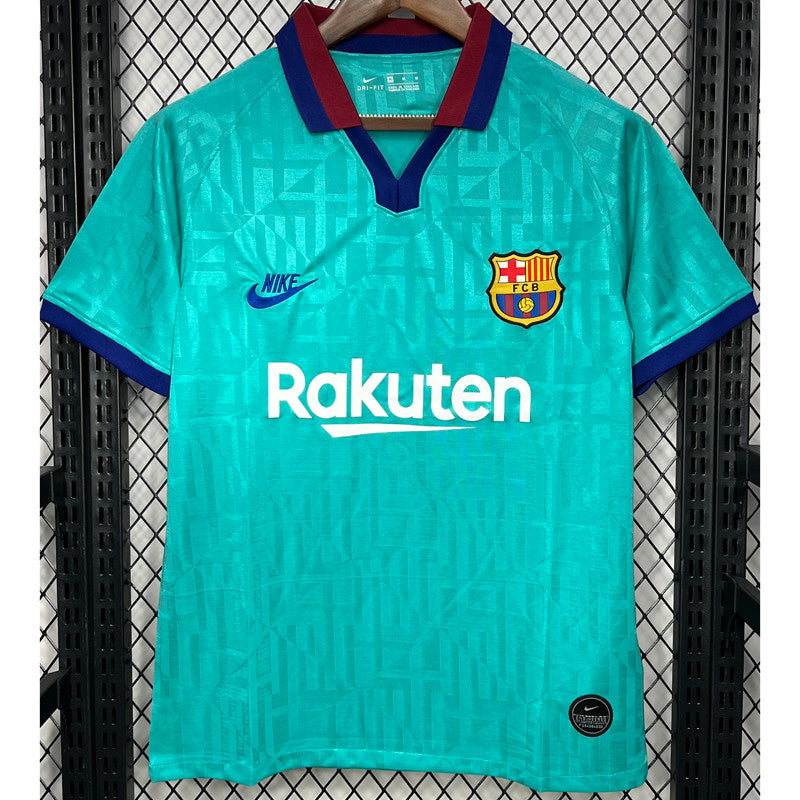 Jersey Retro FC Barcelona  Visita 19-20  Manga Corta Messi 10 Version Aficionado Calidad Premium