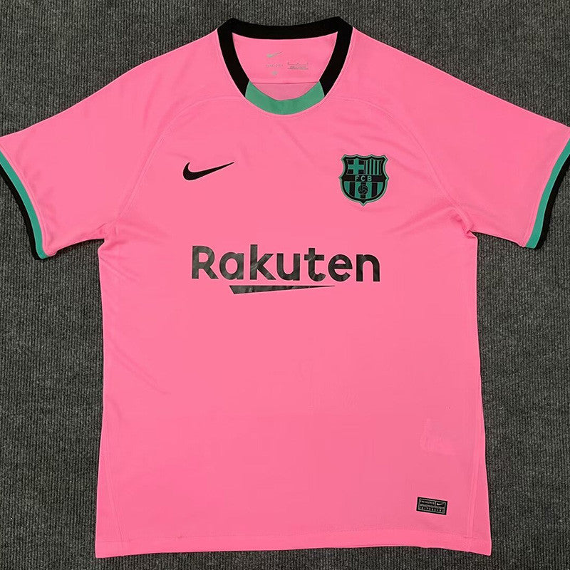 Jersey Retro FC Barcelona  Visita 20-21  Manga Corta Messi 10 Version Aficionado Calidad Premium