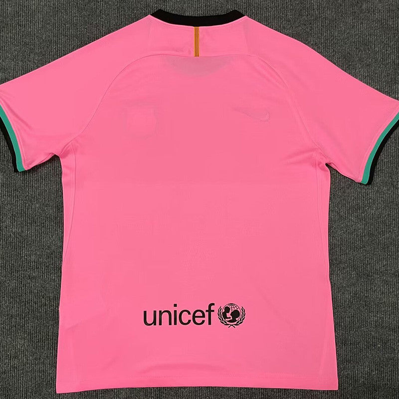 Jersey Retro FC Barcelona  Visita 20-21  Manga Corta Messi 10 Version Aficionado Calidad Premium