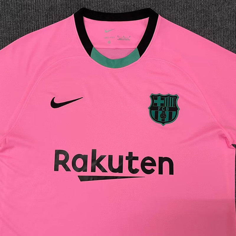 Jersey Retro FC Barcelona  Visita 20-21  Manga Corta Messi 10 Version Aficionado Calidad Premium
