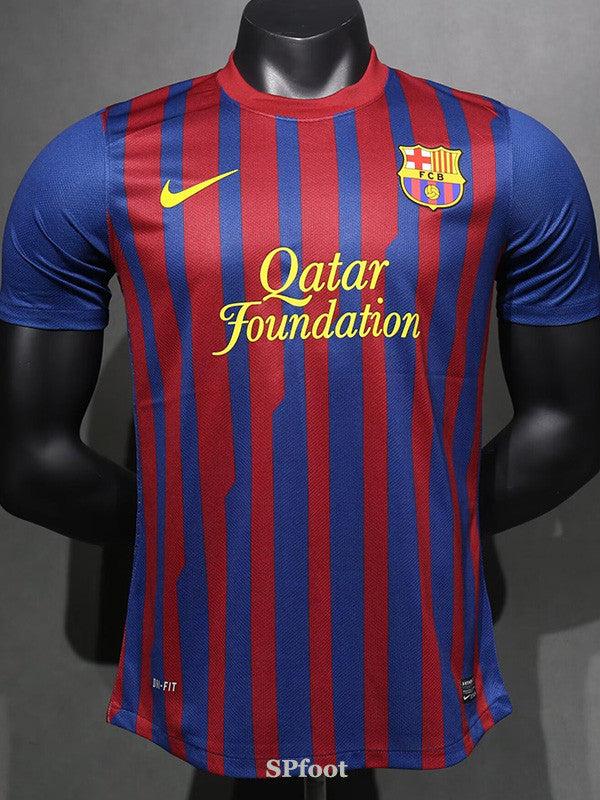 Jersey Retro FC Barcelona  Local 11-12  Manga Corta Messi 10 Version Aficionado Calidad Premium