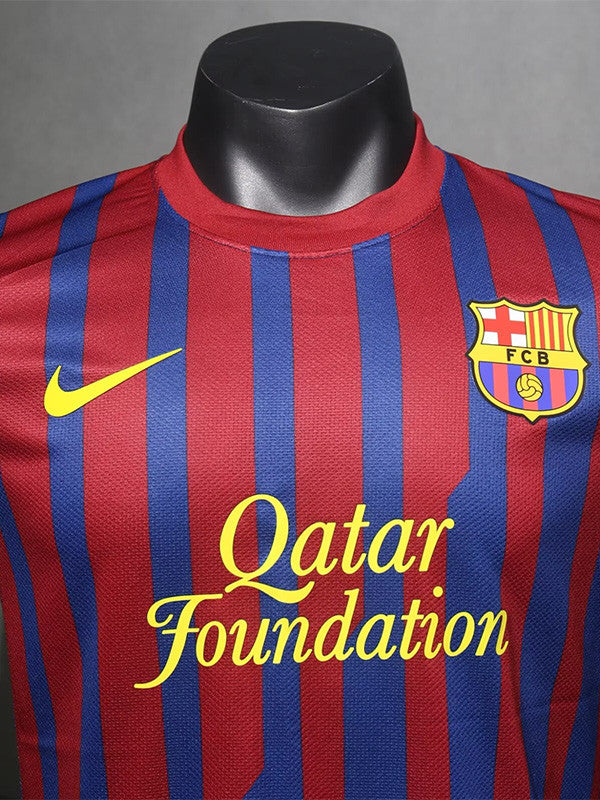 Jersey Retro FC Barcelona  Local 11-12  Manga Corta Messi 10 Version Aficionado Calidad Premium