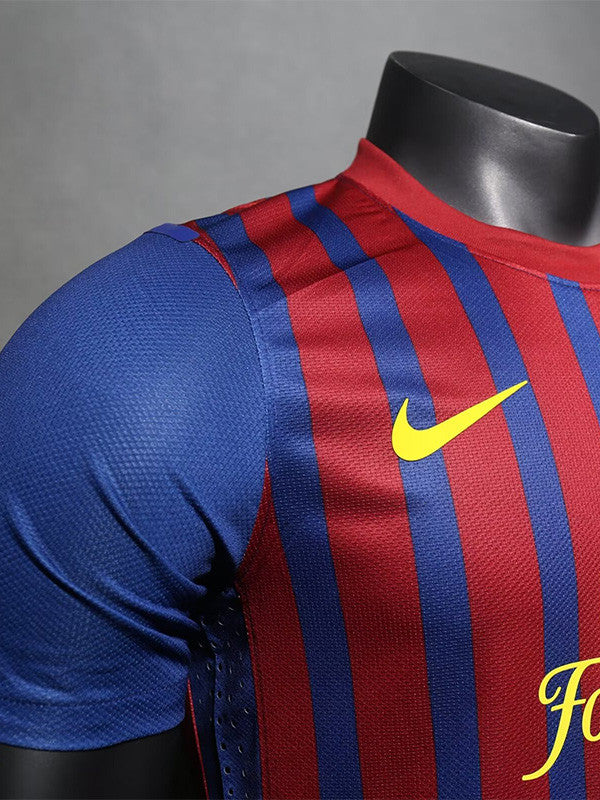 Jersey Retro FC Barcelona  Local 11-12  Manga Corta Messi 10 Version Aficionado Calidad Premium