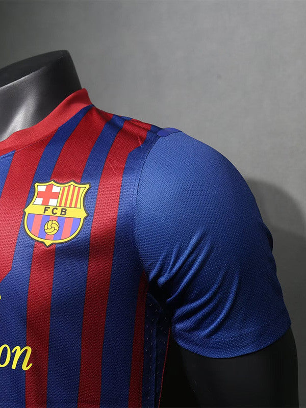 Jersey Retro FC Barcelona  Local 11-12  Manga Corta Messi 10 Version Aficionado Calidad Premium