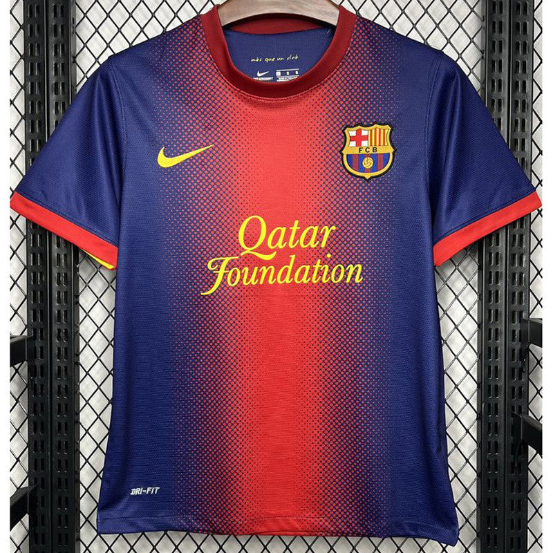 Jersey Retro FC Barcelona  Local 12-13   Manga Corta Messi 10 Version Aficionado Calidad Premium