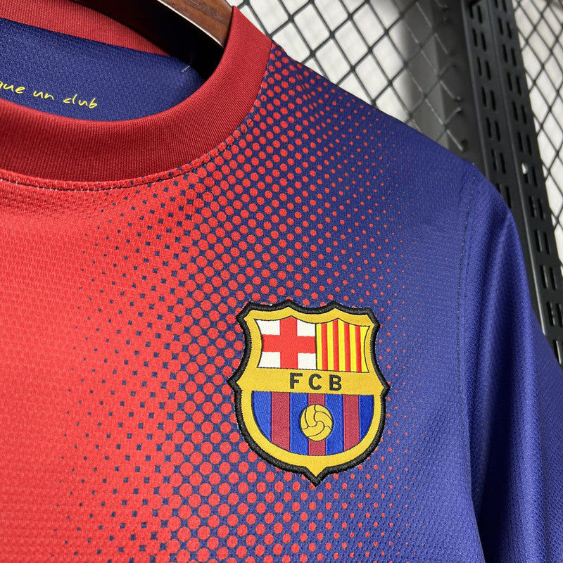 Jersey Retro FC Barcelona  Local 12-13   Manga Corta Messi 10 Version Aficionado Calidad Premium