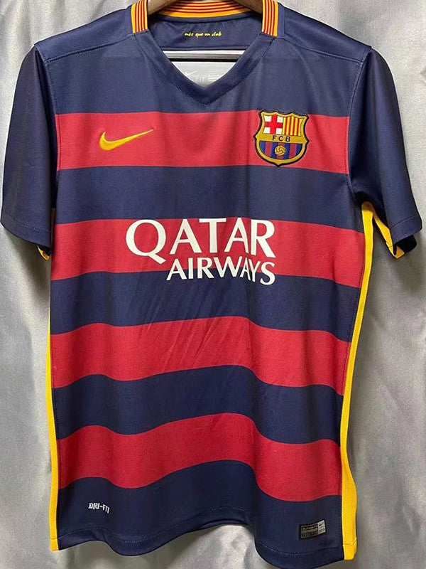 Jersey Retro FC Barcelona  Local 15-16 Manga Corta Neymar 11 Version Aficionado Calidad Premium