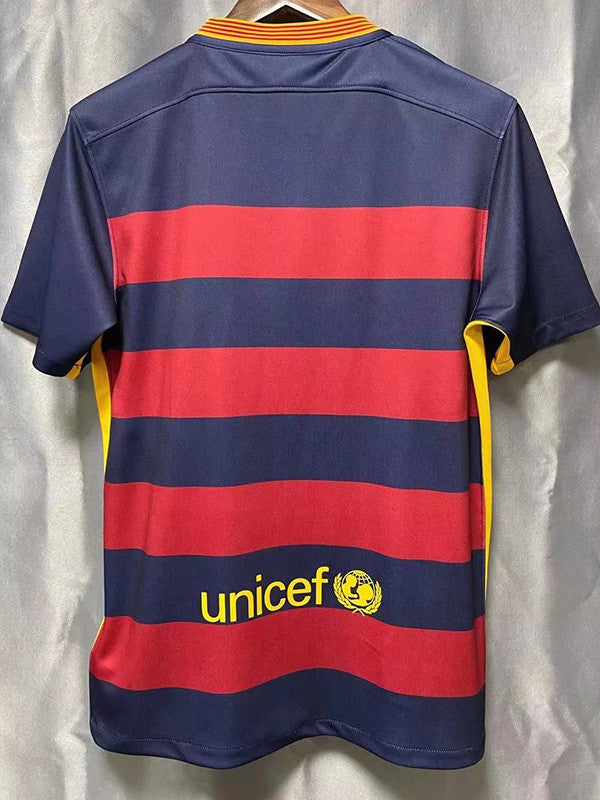 Jersey Retro FC Barcelona  Local 15-16 Manga Corta Neymar 11 Version Aficionado Calidad Premium