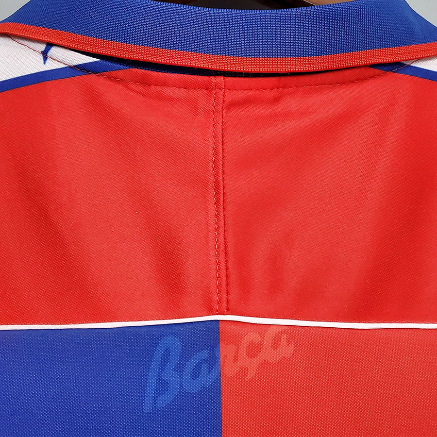 Jersey Retro FC Barcelona  Local 95-96 Manga Larga Ronaldo 9 Version Aficionado Calidad Premium