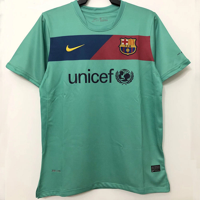 Jersey Retro FC Barcelona  Visita 10-11  Manga Corta Messi 10 Version Aficionado Calidad Premium