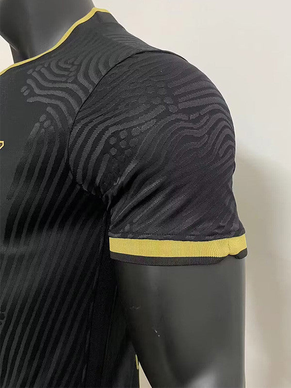 Jersey Retro FC Barcelona  Visita 20-21 Negra  Manga Corta Messi 10 Version Aficionado Calidad Premium