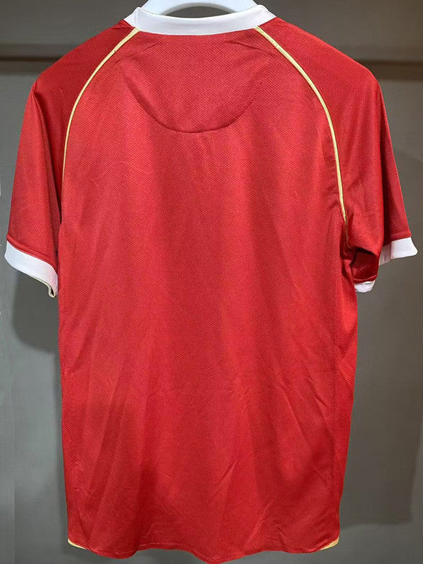 Jersey Retro Manchester United 06-07 Local Ronaldo 7  Manga Corta Version Aficionado