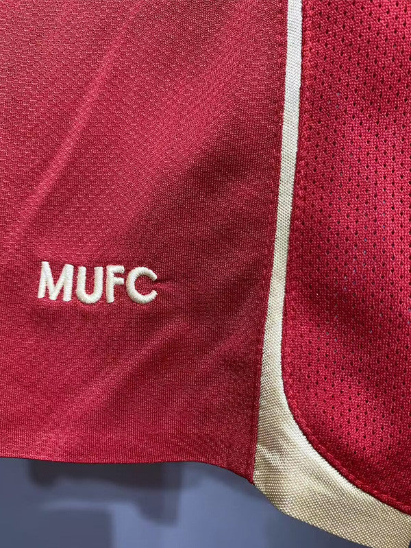 Jersey Retro Manchester United 06-07 Local Ronaldo 7  Manga Corta Version Aficionado
