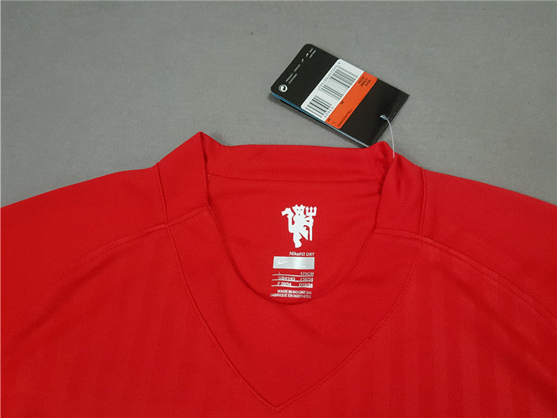 Jersey Retro Manchester United Local  08-09  Ronaldo 7  Manga Corta Version Aficionado