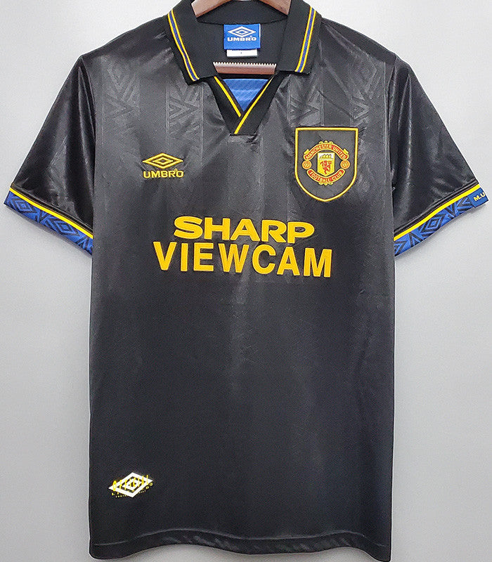 Jersey Retro Manchester United 93-94 Visita   Cantona 7  Manga Corta Version Aficionado