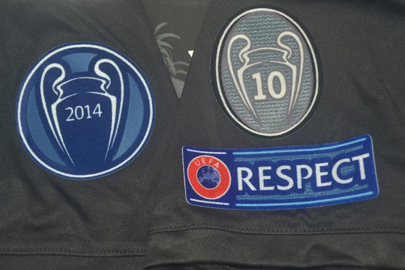 Jersey Retro Real Madrid Alternativa 14-15  Ronaldo 7 Manga Larga Versión Aficionado