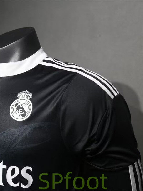 Jersey Retro Real Madrid Alternativa 14-15  Ronaldo 7 Manga Larga Versión Aficionado