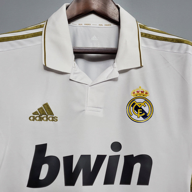 Jersey Retro Real Madrid 11-12   Ronaldo 7 Manga Larga Versión Aficionado