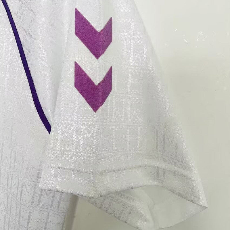 Jersey Retro Real Madrid 90-91 Hombre Hugo Sanchez 9 Manga Corta Versión Aficionado