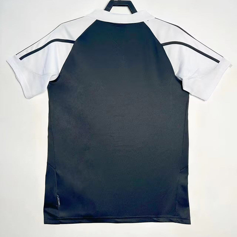 Jersey Retro Real Madrid Visita  01-02 Zidane 5 Hombre Manga Corta Versión Aficionado