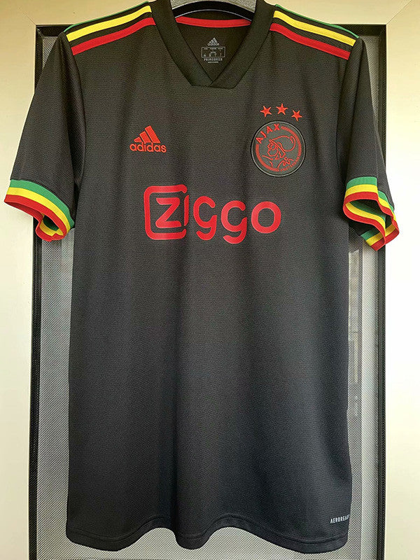 Jersey Retro Ajax Tercera 21-22 Hombre Manga Corta Versión Aficionado  Calidad Premium