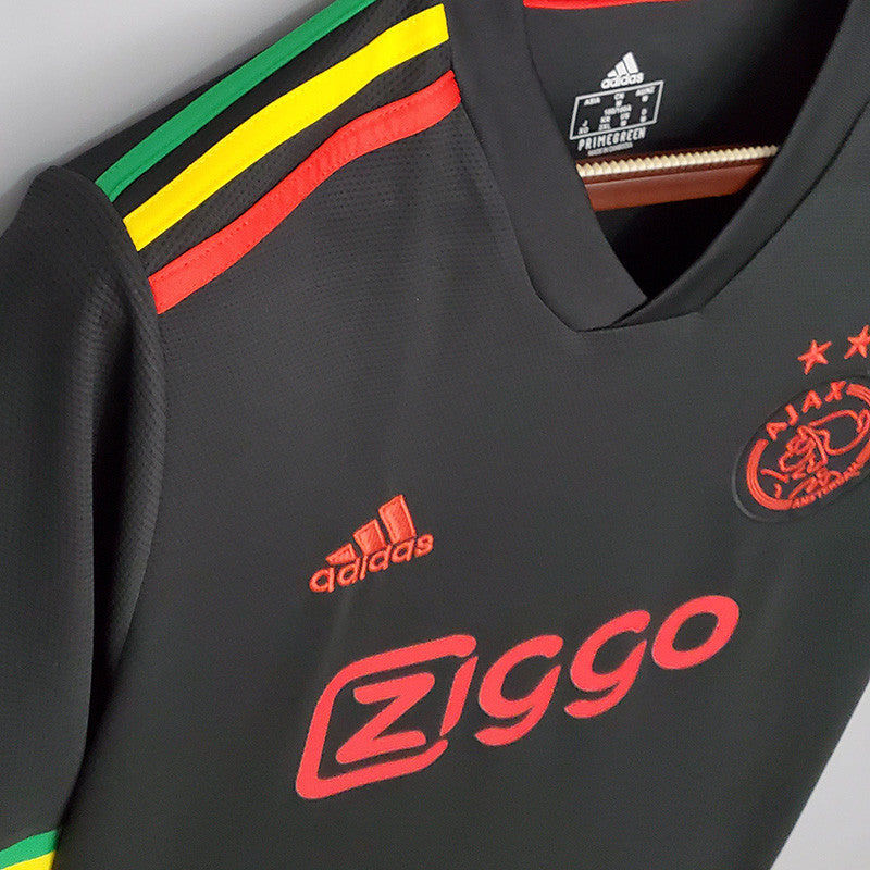 Jersey Retro Ajax Tercera 21-22 Hombre Manga Corta Versión Aficionado  Calidad Premium