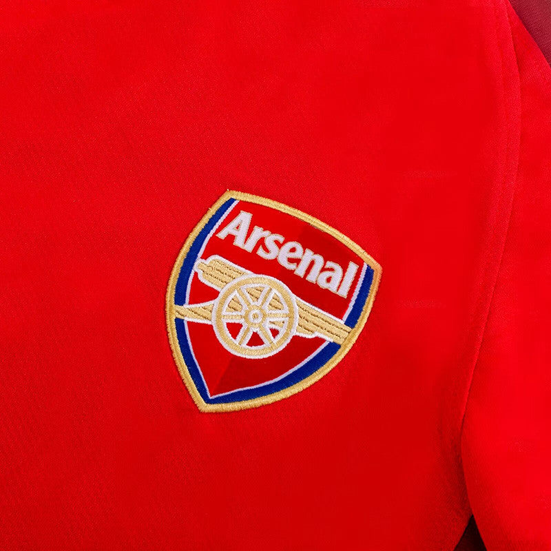 Jersey Retro Arsenal Local 09-10 Manga Corta Version Aficionado Calidad Premium