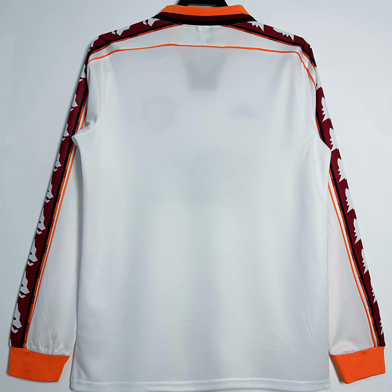 Jersey Retro  AS Roma  Visita 97-98 10 Totti Manga Larga Version Aficionado Calidad Premium