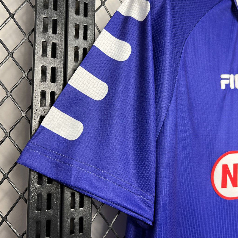 Jersey Retro Florentina Local  98-99 9 Batistuta Manga Corta Version Jugador Calidad Premium