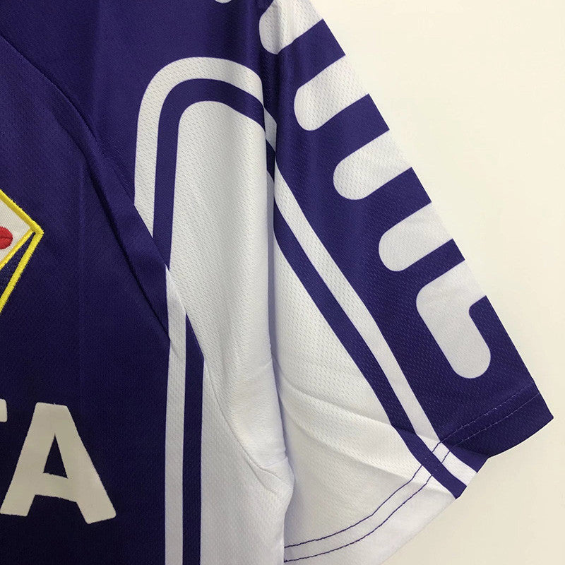 Jersey Retro Florentina Local  99-00 9 Batistuta Manga Corta Version Jugador Calidad Premium