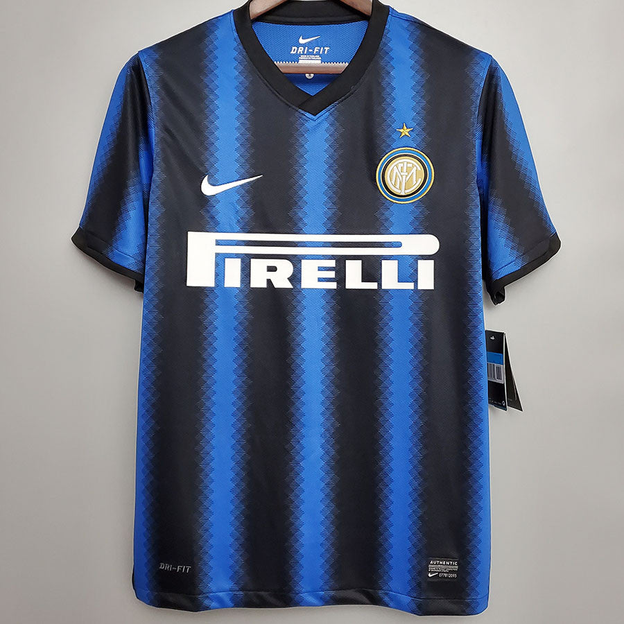 Jersey Retro Inter de Milan Local 10-11 10 Sneijder  Manga Corta Version Aficionado Calidad Premium