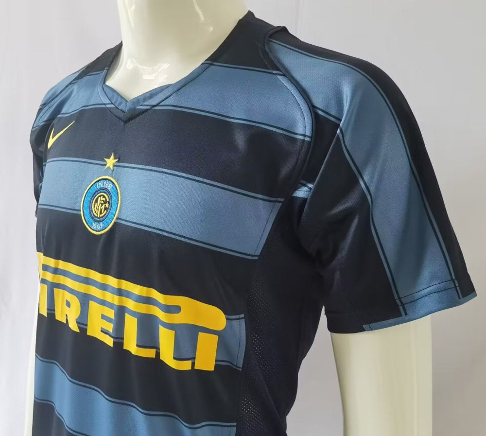 Jersey Retro Inter de Milan Alternativa 04-05 10 Adriano Manga Corta Version Aficionado Calidad Premium